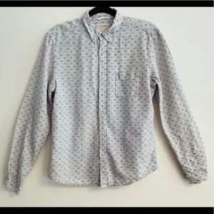 Life After Denim linen/cotton button down, sz M